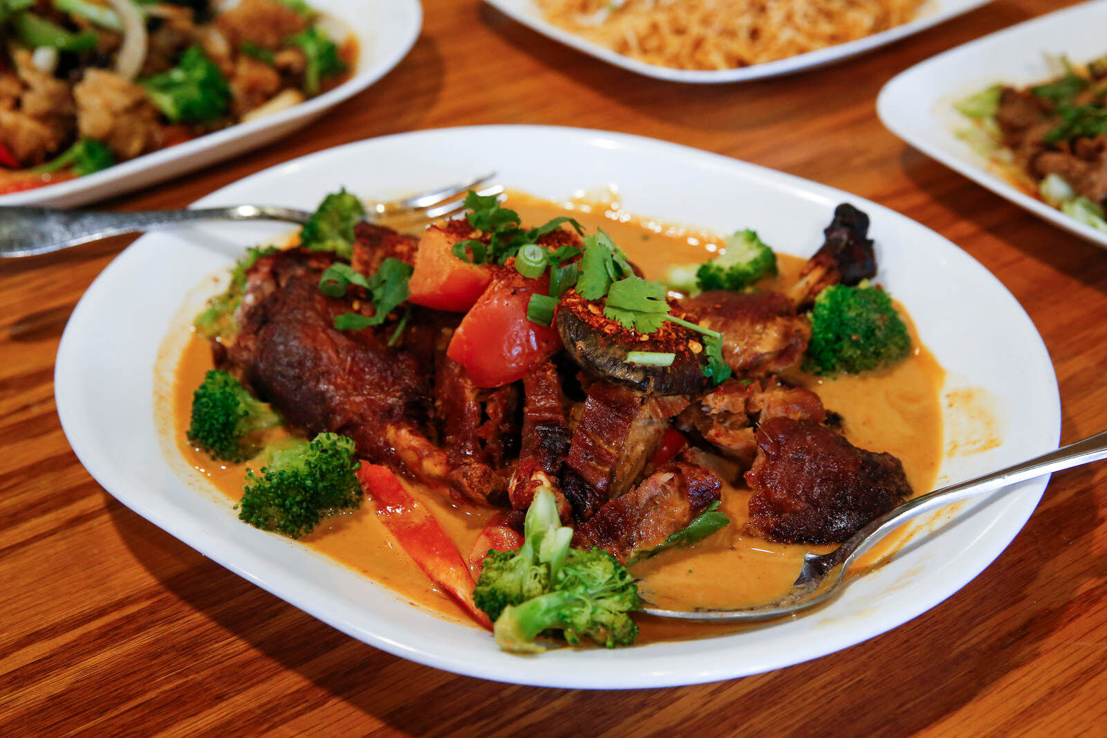 Shu-shi duck at Jasmine Thai